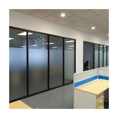 좋은 가격 Top Supported Manually Operated Office Glass Partition Wall with Convenient Operability and Tempered Glass 온라인으로