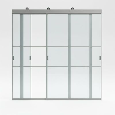 좋은 가격 휴대용 템퍼드 슬라이딩 이중 유리 사무실 유리 벽 온라인으로