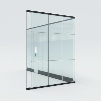 주문 철거 가능한 두 개의 유리 사무실 유리 벽 online manufacture