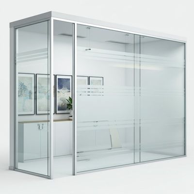 좋은 가격 알루미늄 프레임 파노라마 사무실 유리 구획 벽을 슬라이딩을 위해 매달아 온라인으로