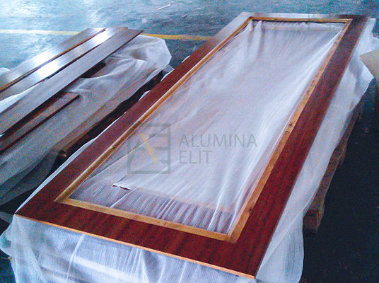 좋은 가격 방화 및 음투 이동성 분단 벽 6061-T6 알루미늄 합금 프레임과 105mm 두께 온라인으로