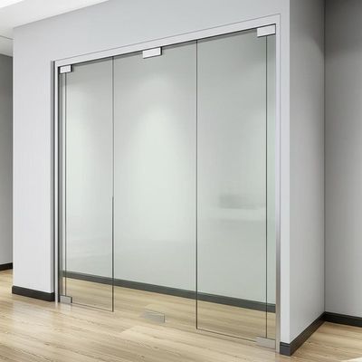 좋은 가격 Single Glazed Aluminium Frame Glass Partition Wall with Sound Insulation 30-42dB and Top Supported Manually Operated Design 온라인으로
