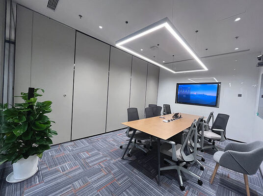 좋은 가격 High-Performance Sound Proof Partitions with 6061-T6 Profiles Q235 Steel Frame and Dupont POM Rollers 온라인으로