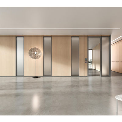 좋은 가격 Modern Office Glass Partition Wall with Frosted Glass Acid Etched Glass and 108mm Thickness 온라인으로