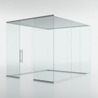 100mm 두께 현대 프레임리스 유리 사무실 파티션 및 디바이더 솔루션