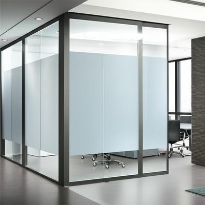 좋은 가격 Aluminum Single Glazed Glass Partition Wall with Sound Insulation and Custom Design for Modern Offices 온라인으로