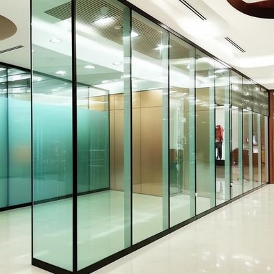 좋은 가격 Demountable Glass Partition Wall with 30-42dB Sound Insulation for Shopping Mall Custom Design 온라인으로
