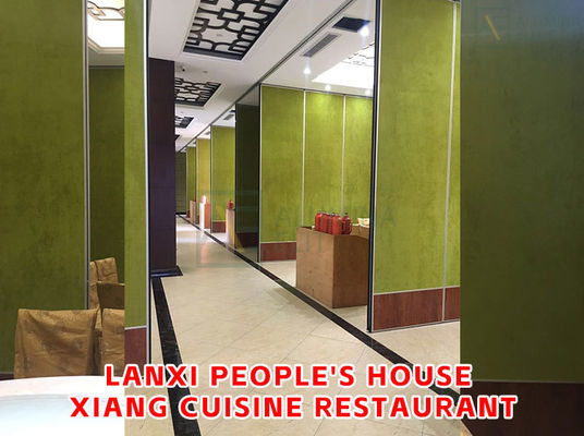 좋은 가격 Aluminum Alloy Frame Operable Partition Wall System with Stc Rating 42-56dB and Fabric Surface Finishing 온라인으로