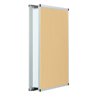 좋은 가격 Fireproofing Acoustic Partition Wall with 6061-T6 Aluminum Alloy Frame and High Pressure Laminate Board 온라인으로